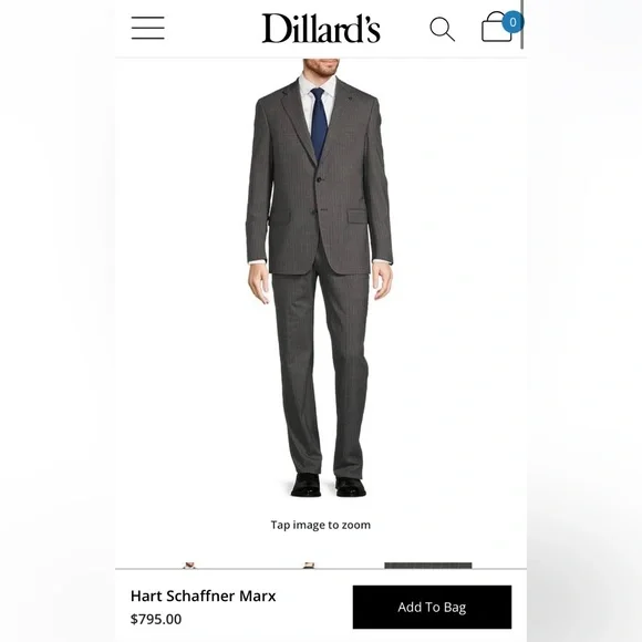 Hart Shaffner Marx Men’s Suit - Picture 2 of 5